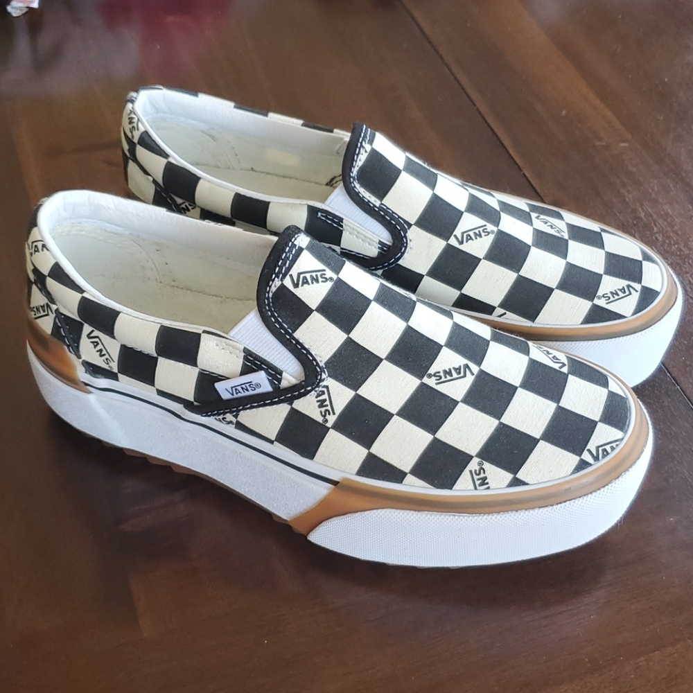 Vans Stacked Checkerboard Slip On - image 5